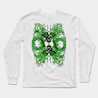 Green Dragon Style Long Sleeve T-Shirt